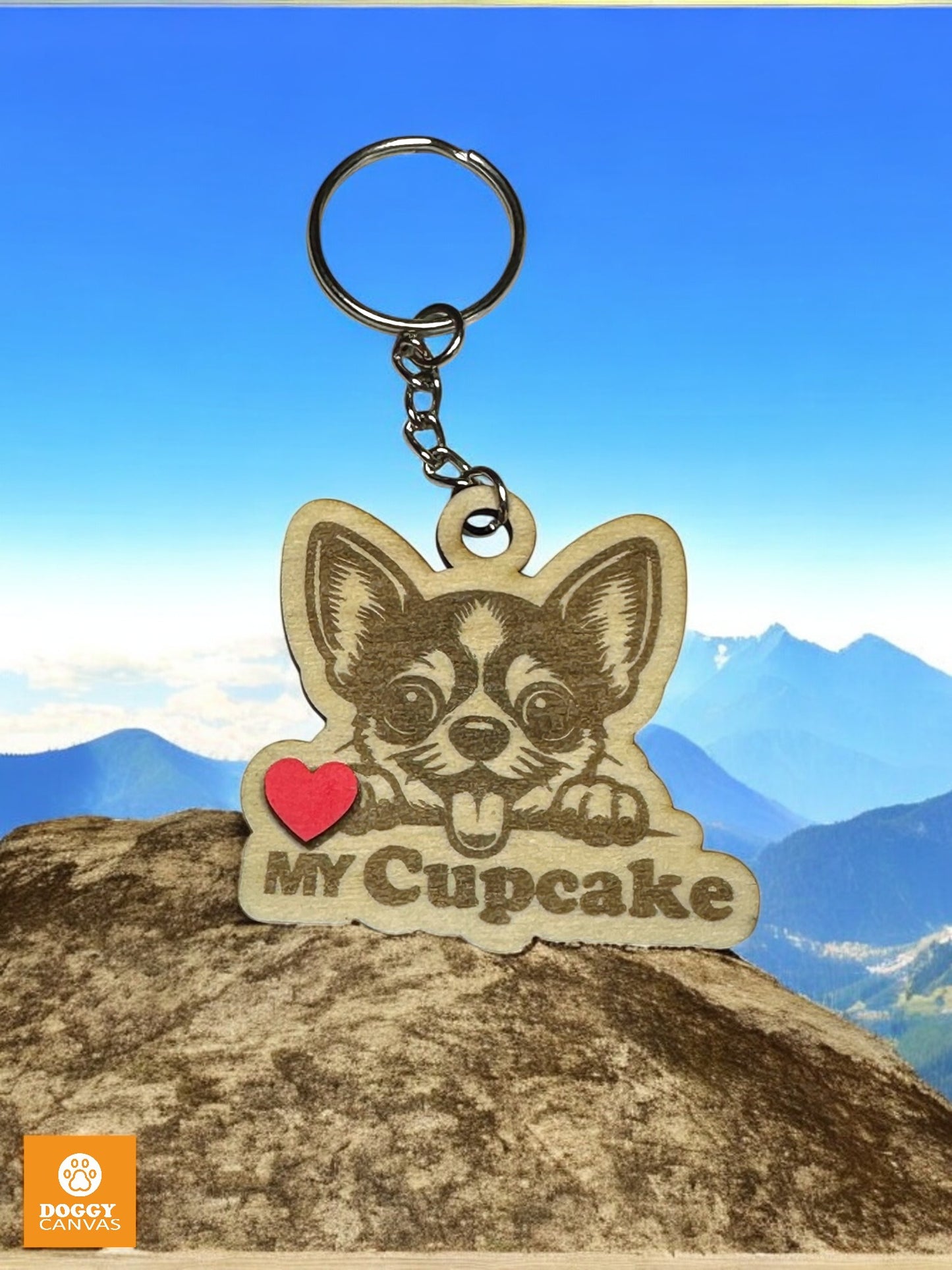 Chihuahua - Love My Dog Keychain
