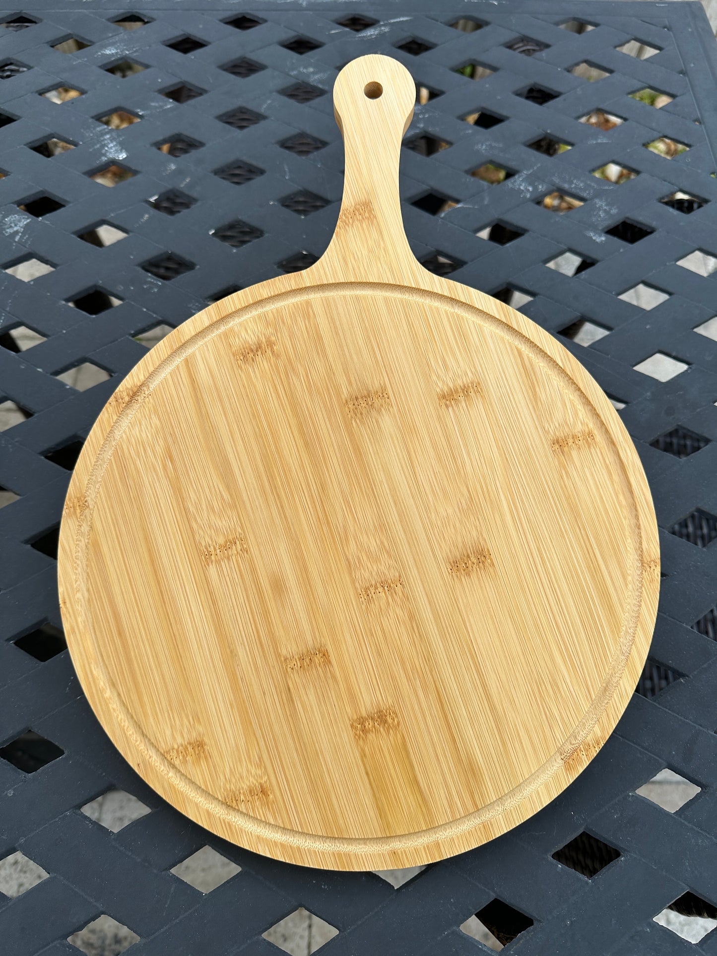 Personalized Round Bamboo Board