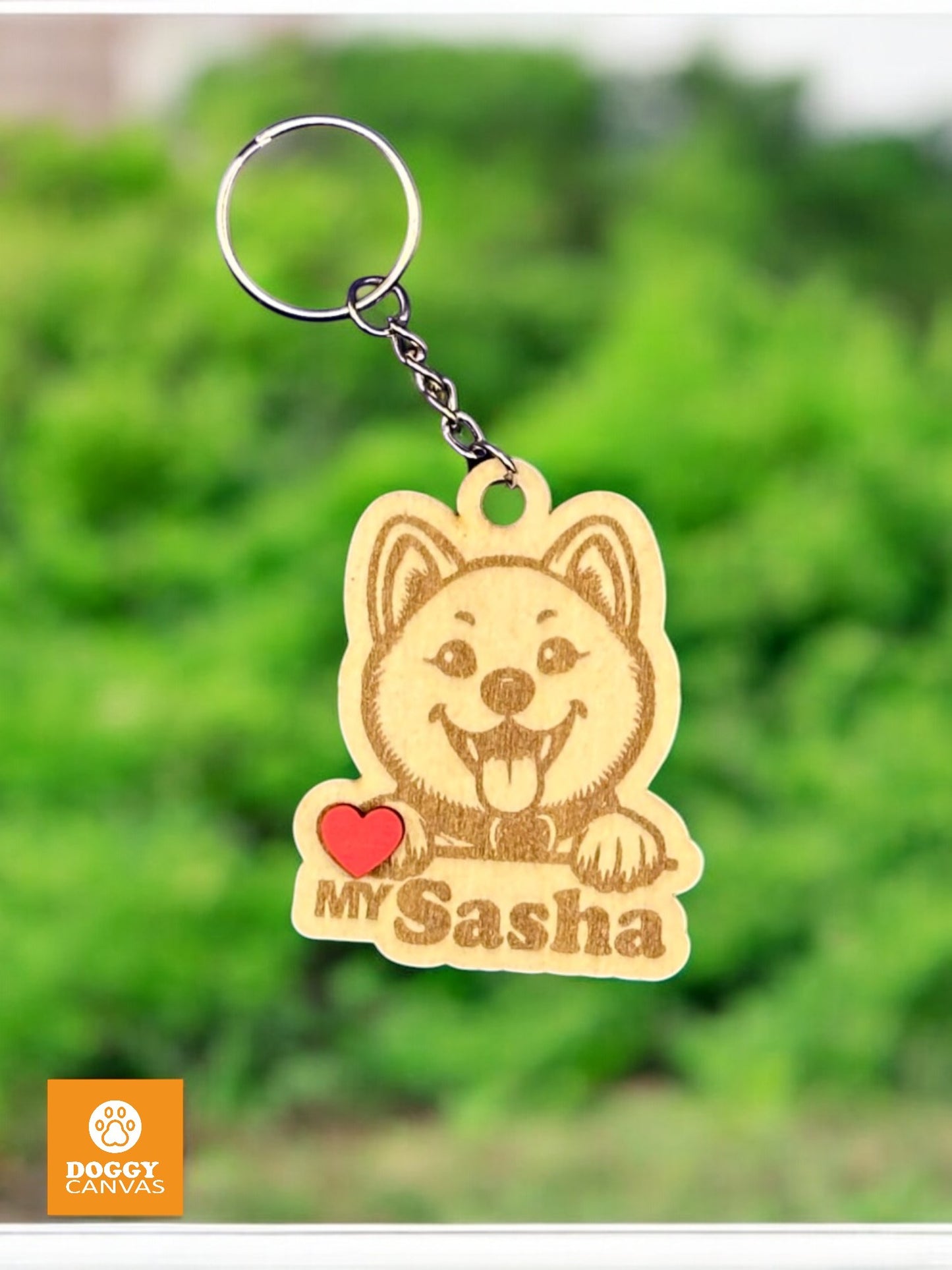 Shiba Inu - Love My Dog Keychain