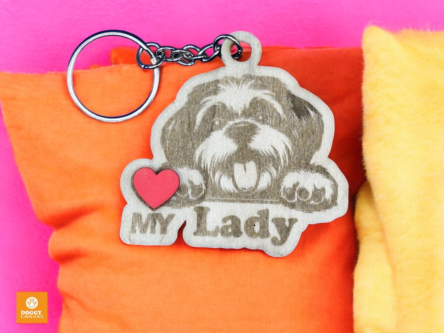 Shih Tzu - Love My Dog Keychain