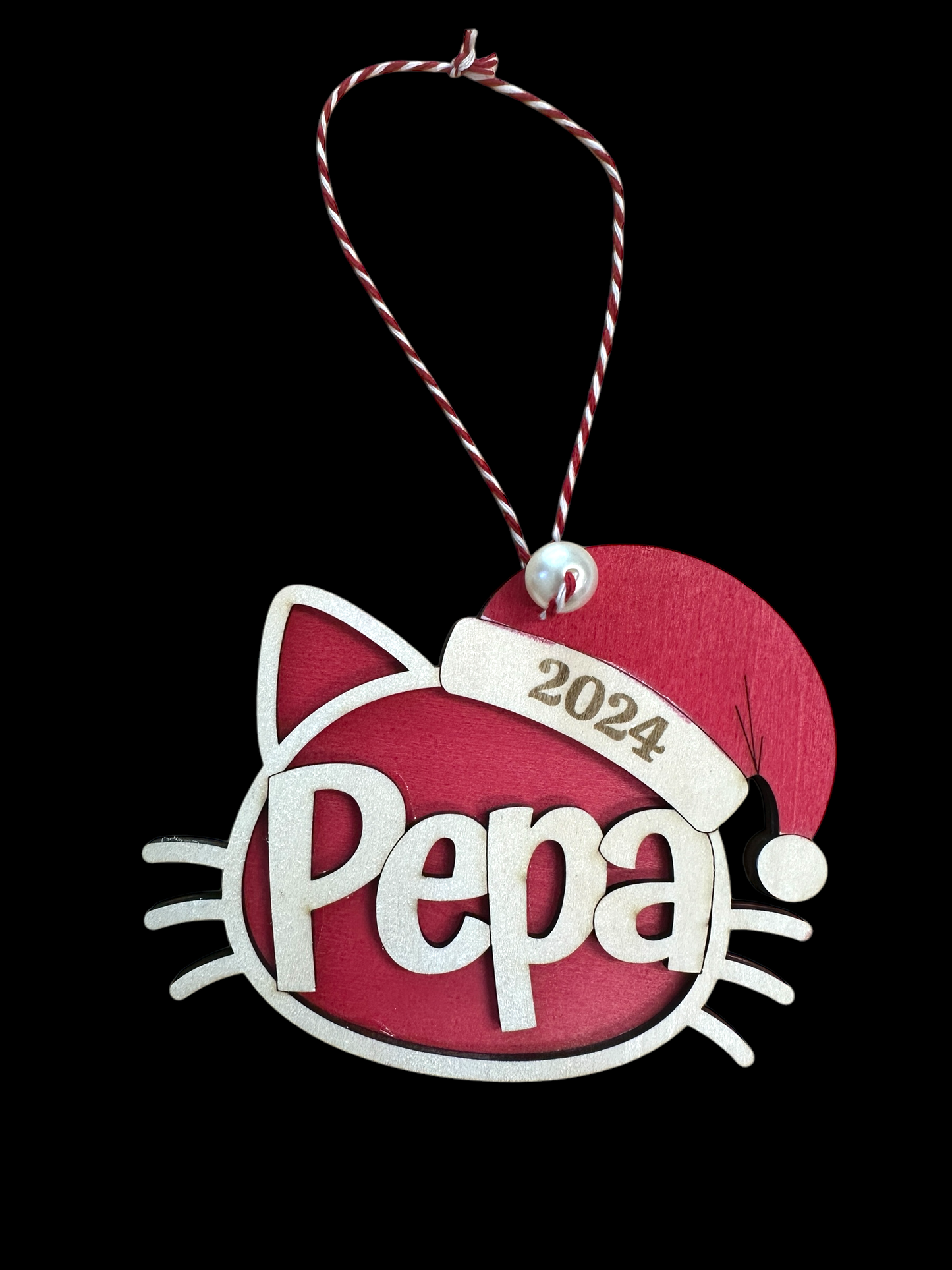 Make your holiday tree extra special this year with our custom cat-themed ornament!