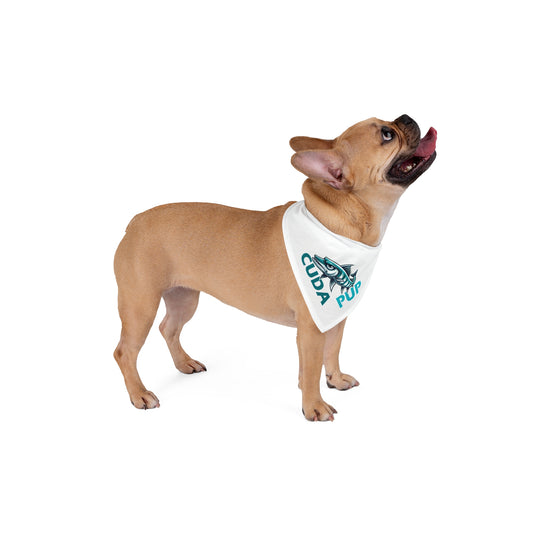 Dog Bandana - Coral Reef High School Barracudas CUDA PUP